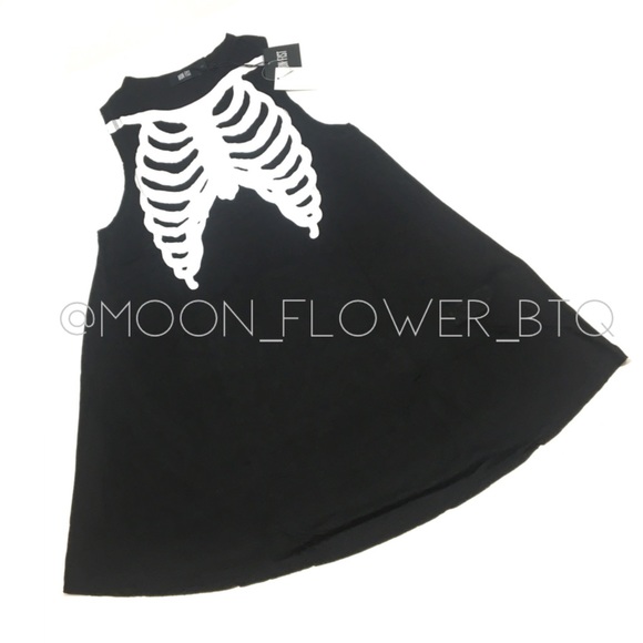 Iron Fist Bone In Skeleton Trapeze Tank Dress - Picture 9 of 13